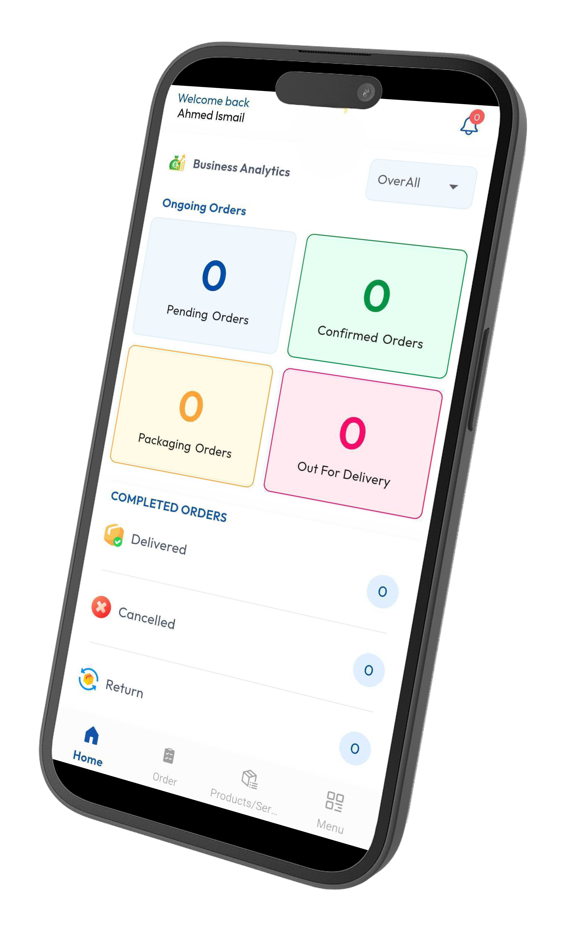 Ady Vendor App Screenshot